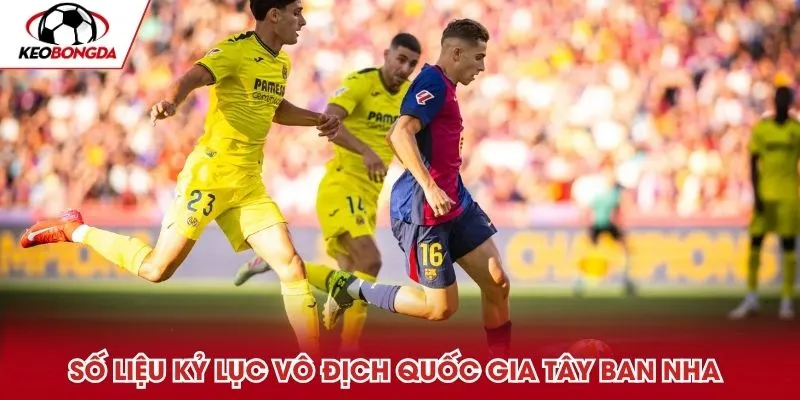 Số liệu kỷ lục Vô địch Quốc gia Tây Ban Nha