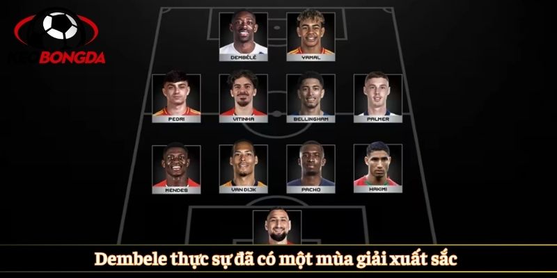 Dembele thực sự đã có một mùa giải xuất sắc